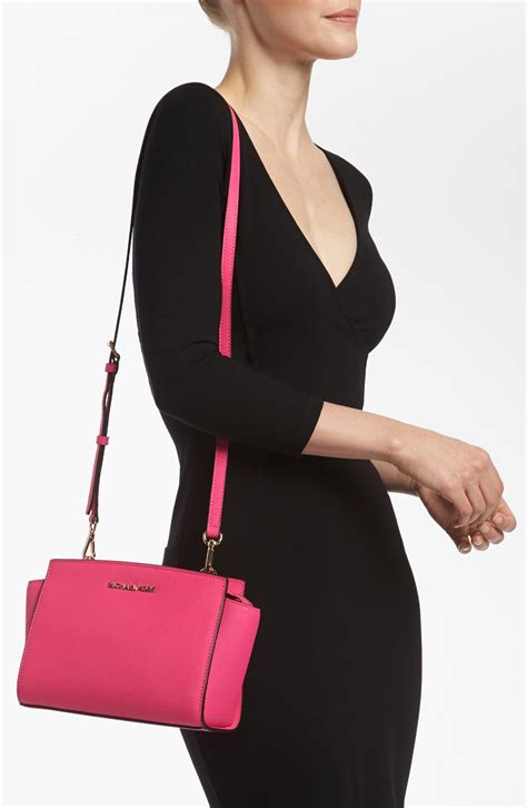 michael kors neon pink selma